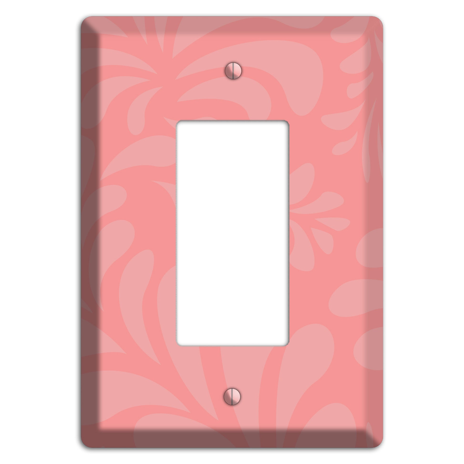 Pink Herati Rocker Wallplate