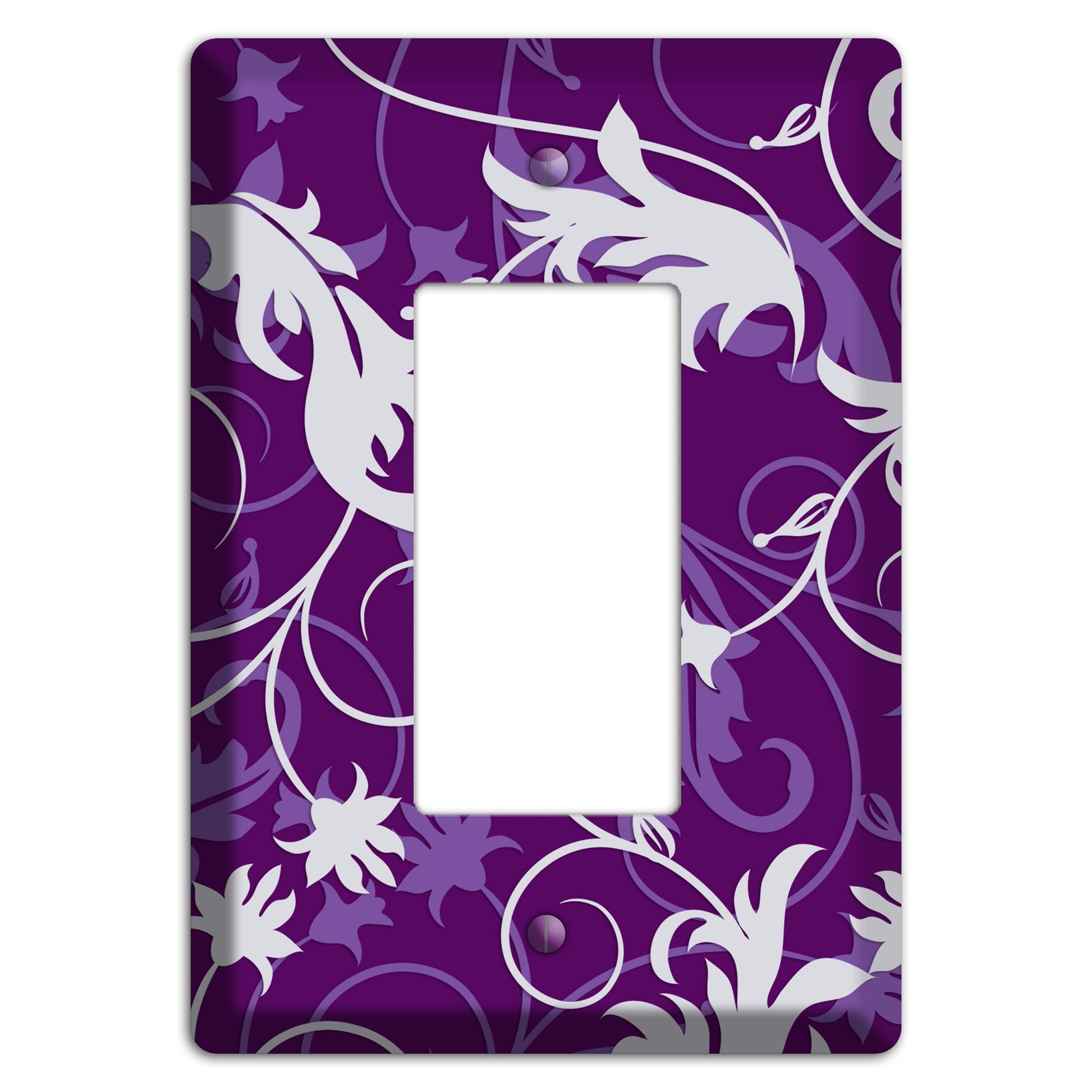 Purple Victorian Rocker Wallplate