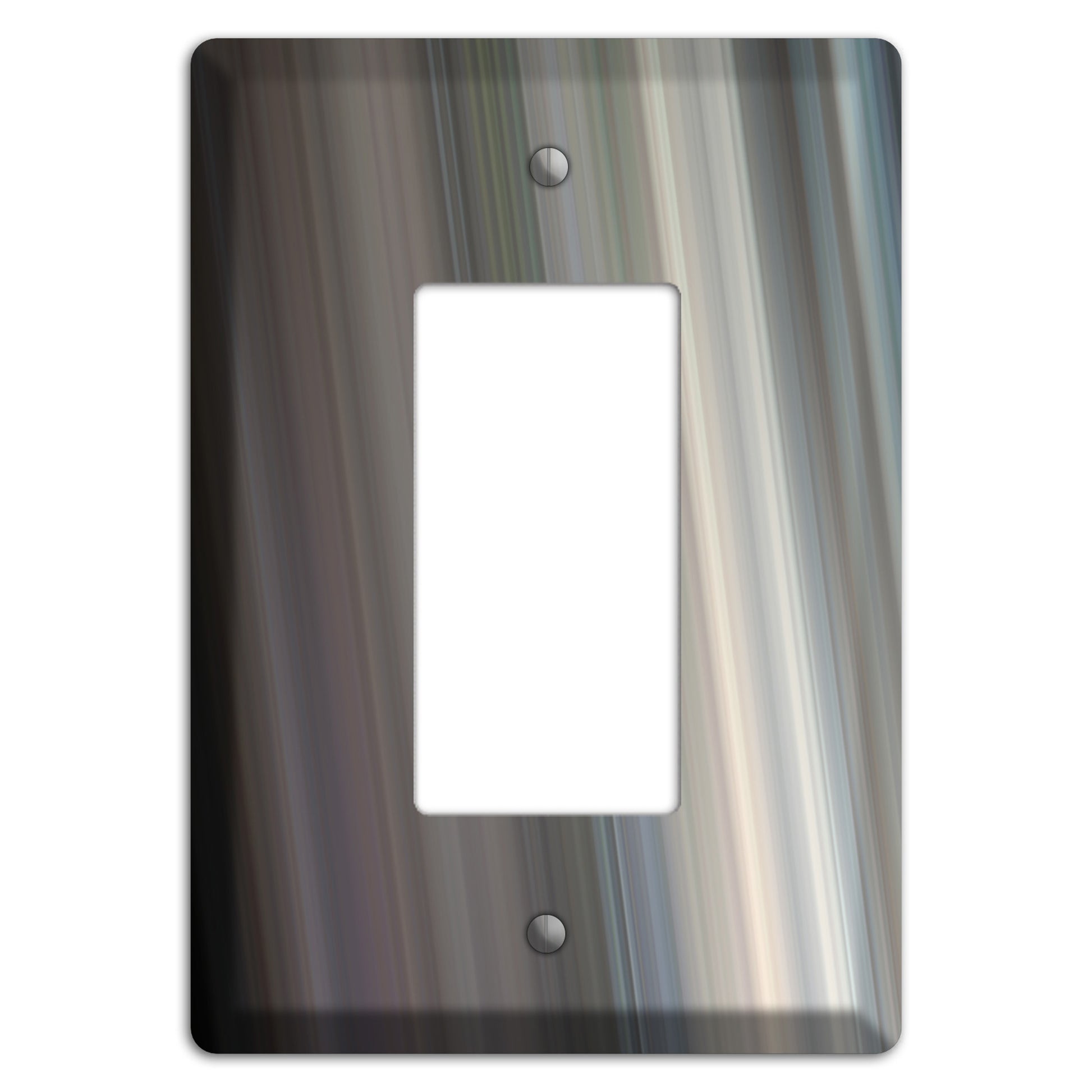 Blue Grey Ray of Light Rocker Wallplate