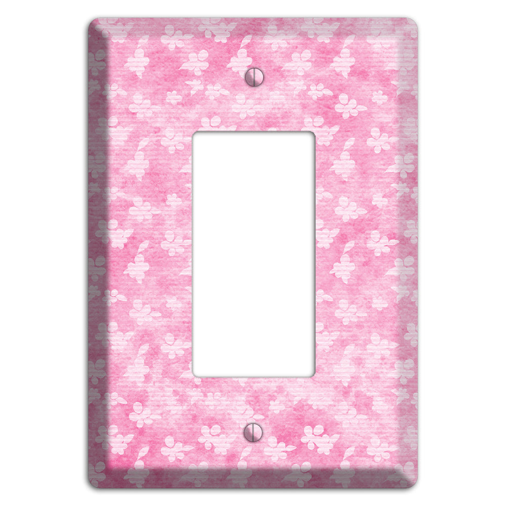Cupid Pink Texture Rocker Wallplate