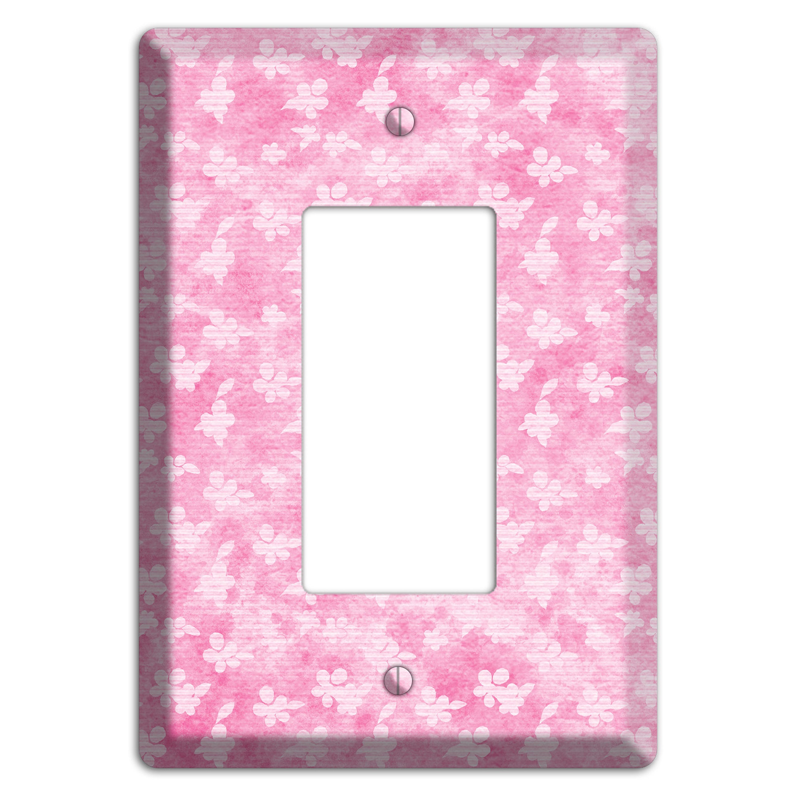 Cupid Pink Texture Rocker Wallplate