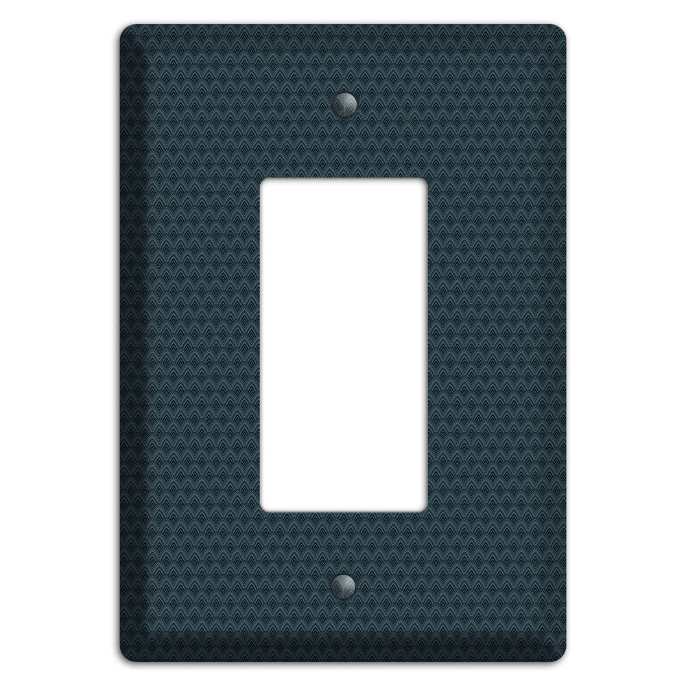Navy Tiny Scallop Rocker Wallplate