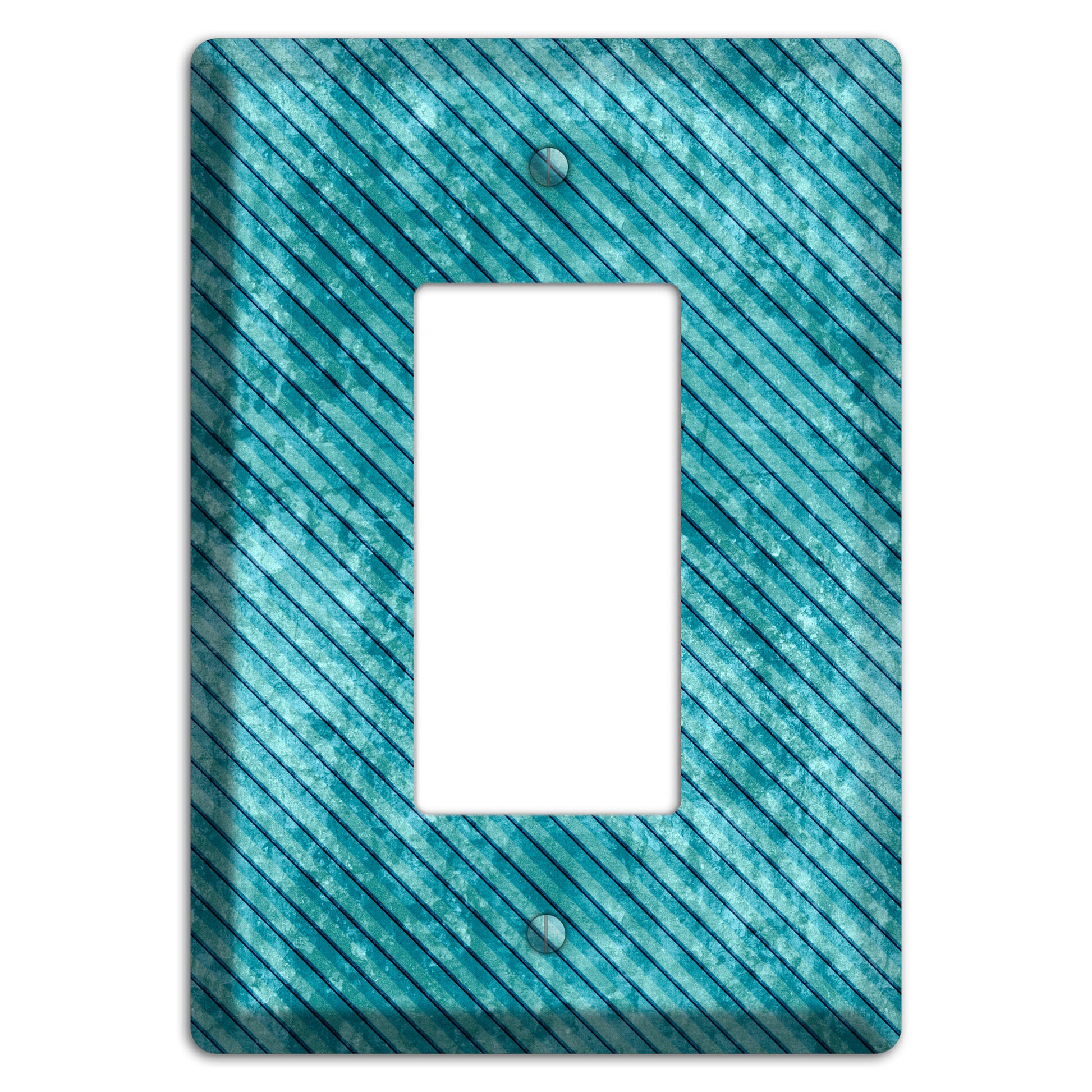 Turquoise Denim Rocker Wallplate