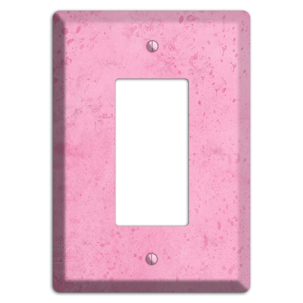 Illusion Pink Texture Rocker Wallplate