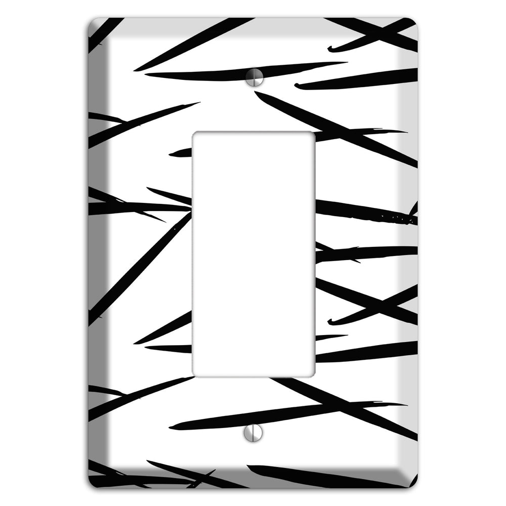 Ink Brushstrokes 3 Rocker Wallplate