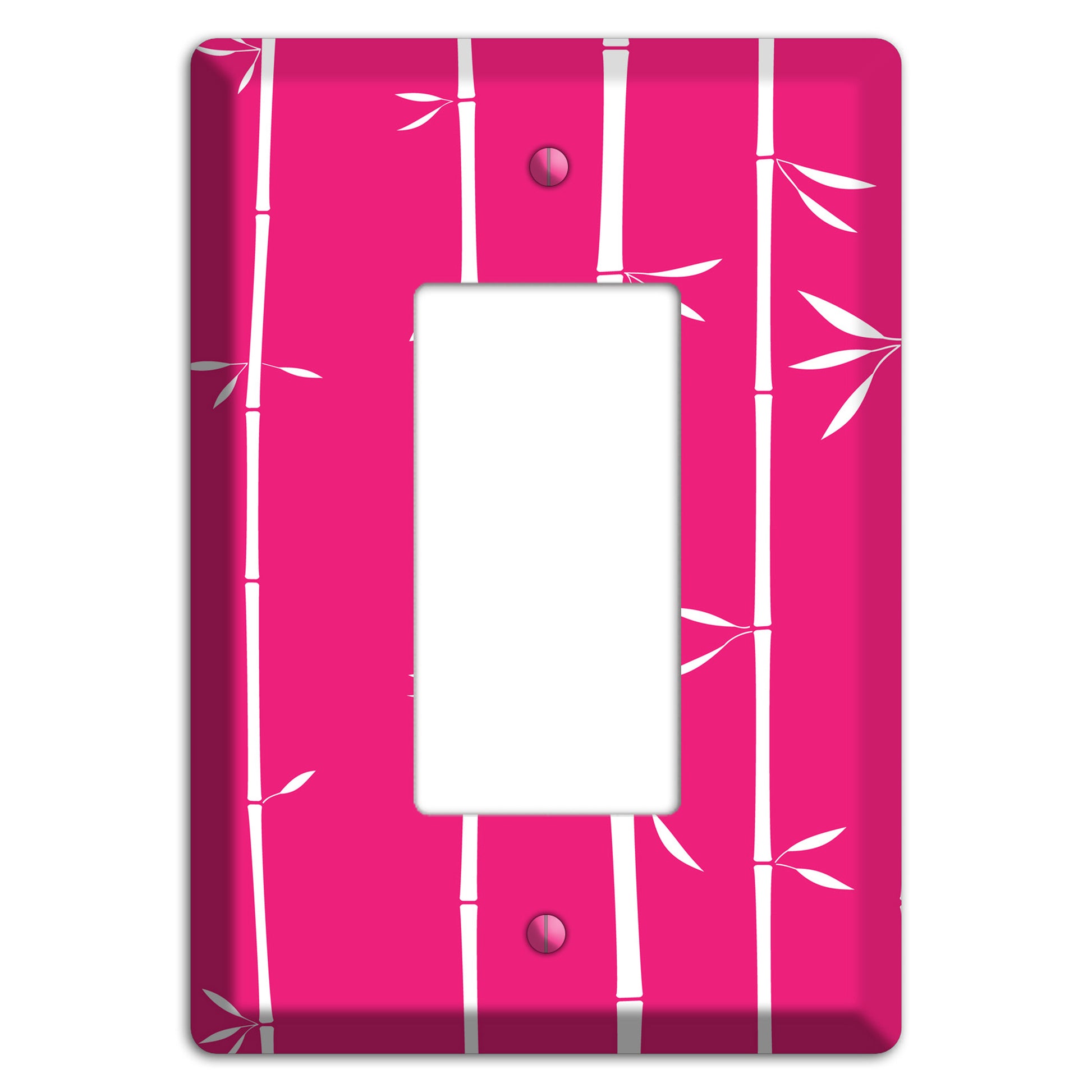 Pink Bamboo Rocker Wallplate