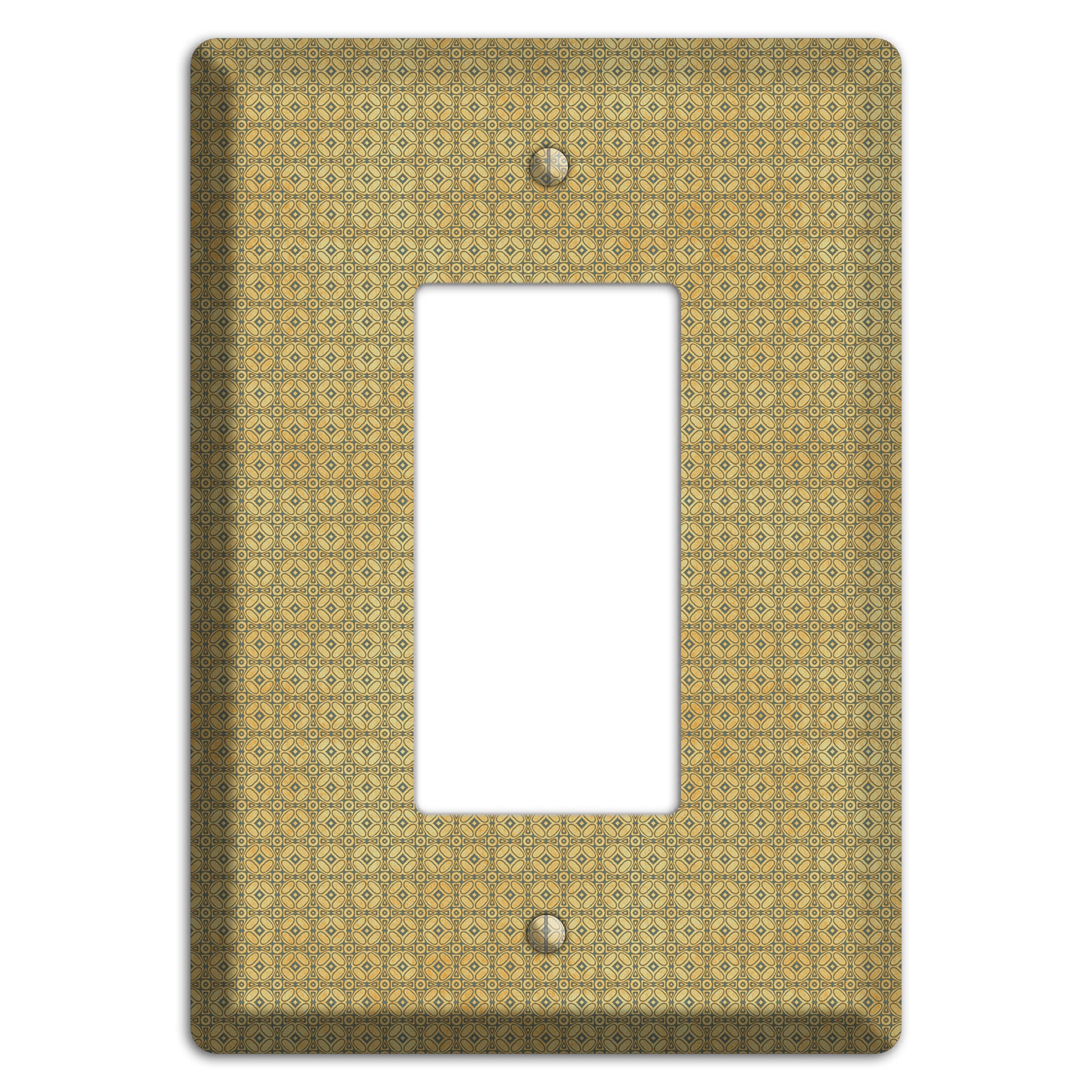 Multi Beige Arabesque Rocker Wallplate