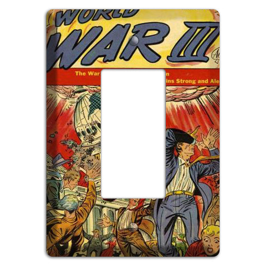 World War III Vintage Comics Rocker Wallplate