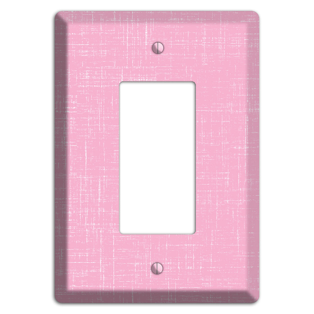 Chantilly Pink Texture Rocker Wallplate