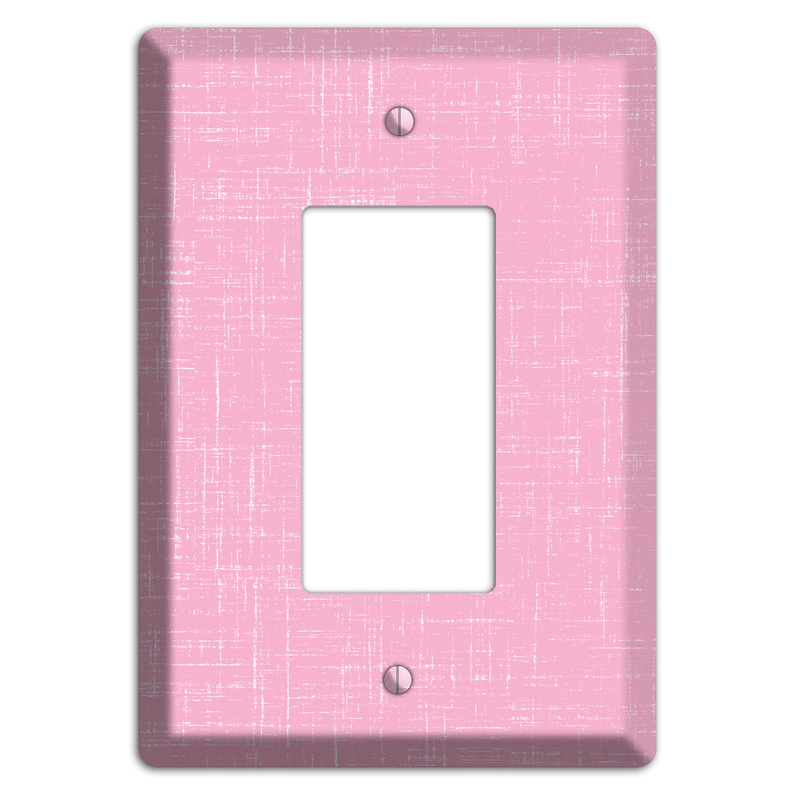 Chantilly Pink Texture Rocker Wallplate