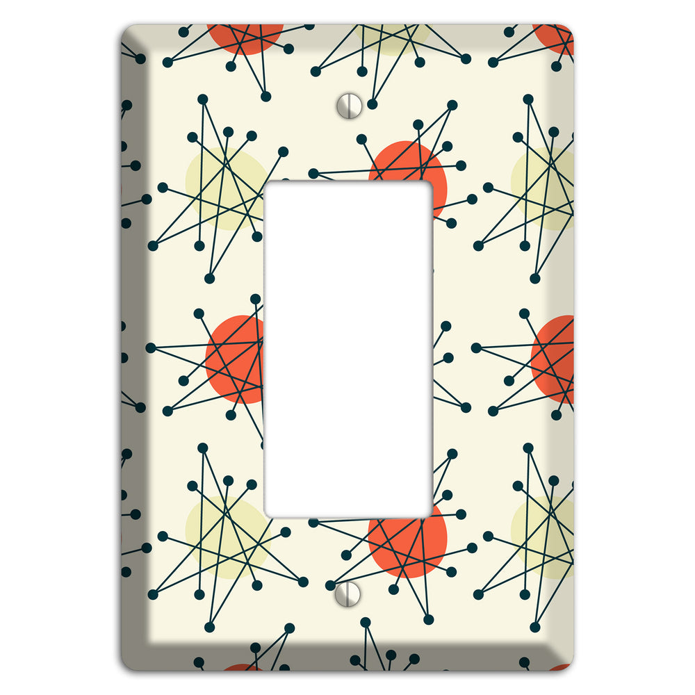 Atomic Star Burst Rocker Wallplate