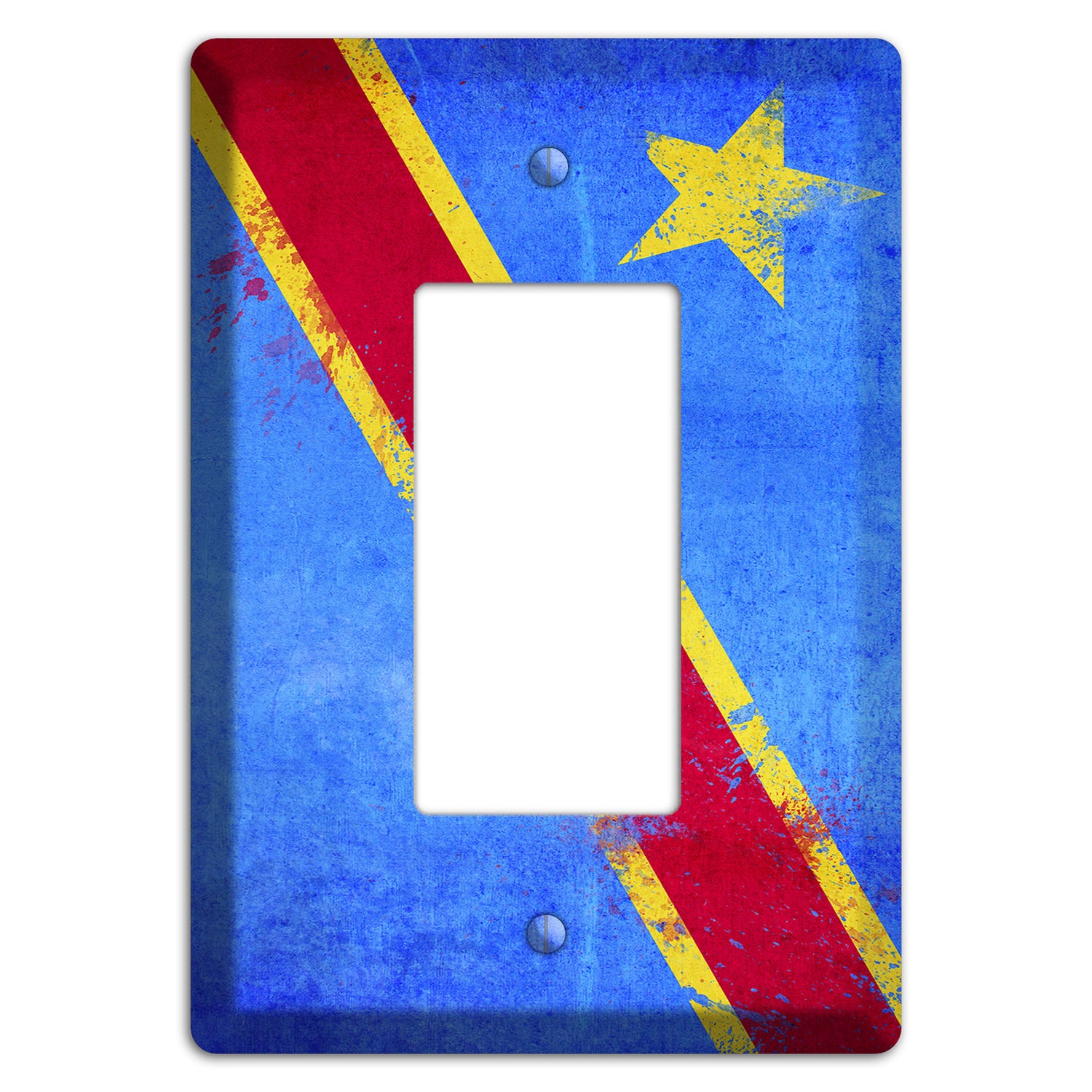 Congo Democratic Republic of the Cover Plates Rocker Wallplate
