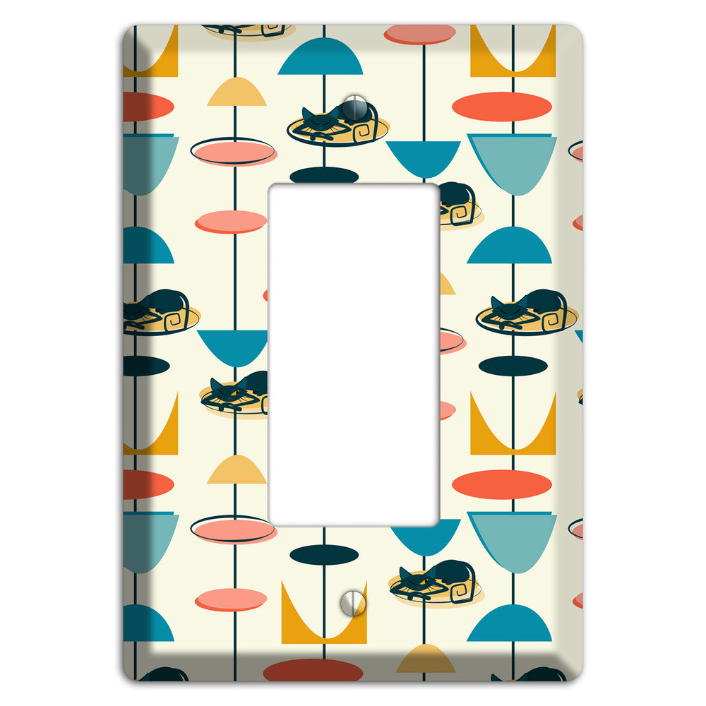 Sleeping Kitties Rocker Wallplate