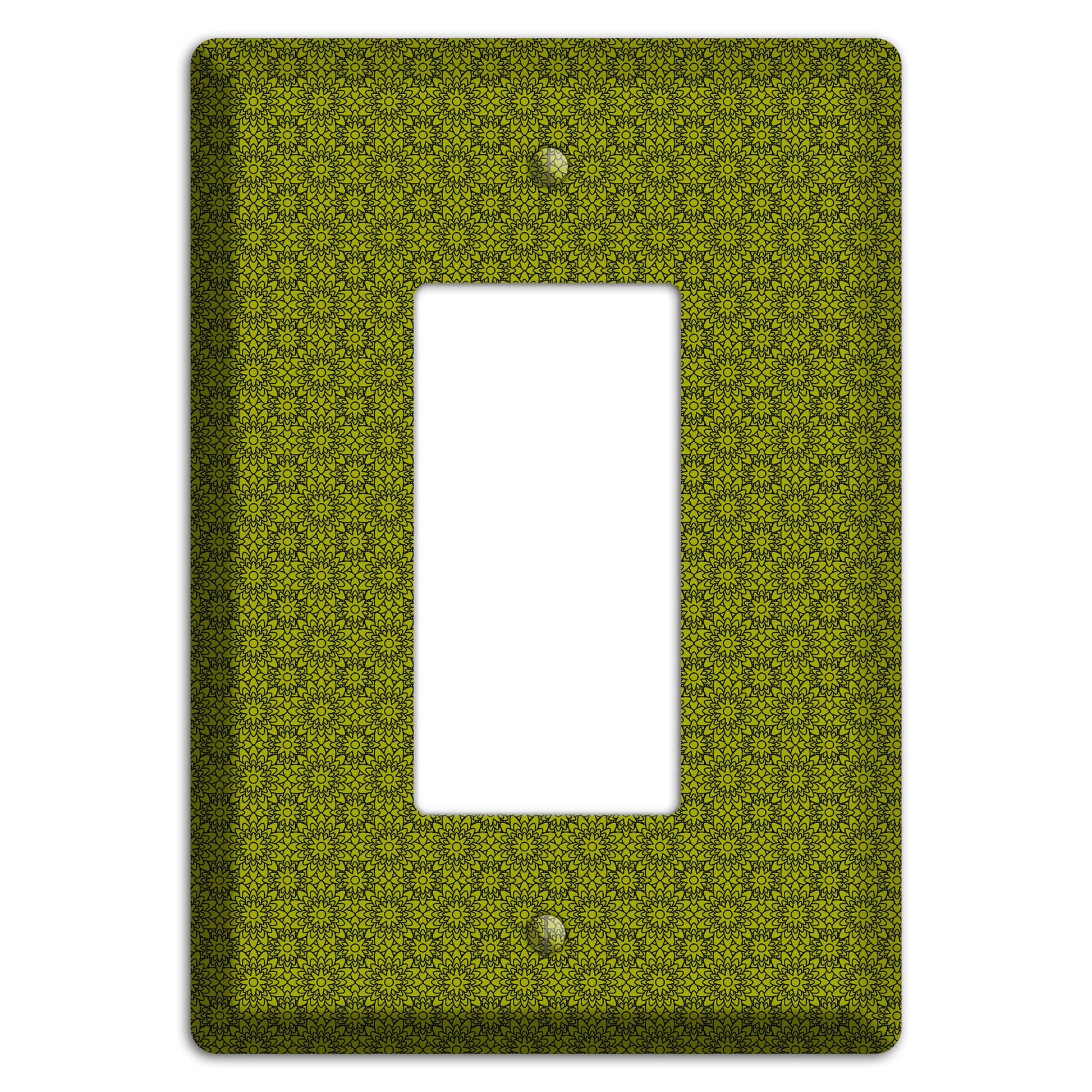 Multi Green Foulard Rocker Wallplate