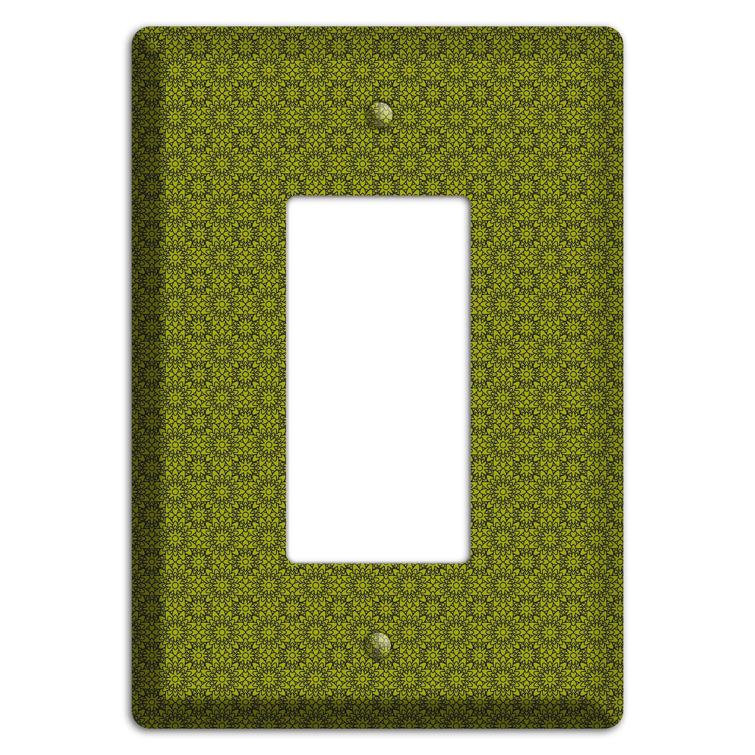 Multi Green Foulard Rocker Wallplate