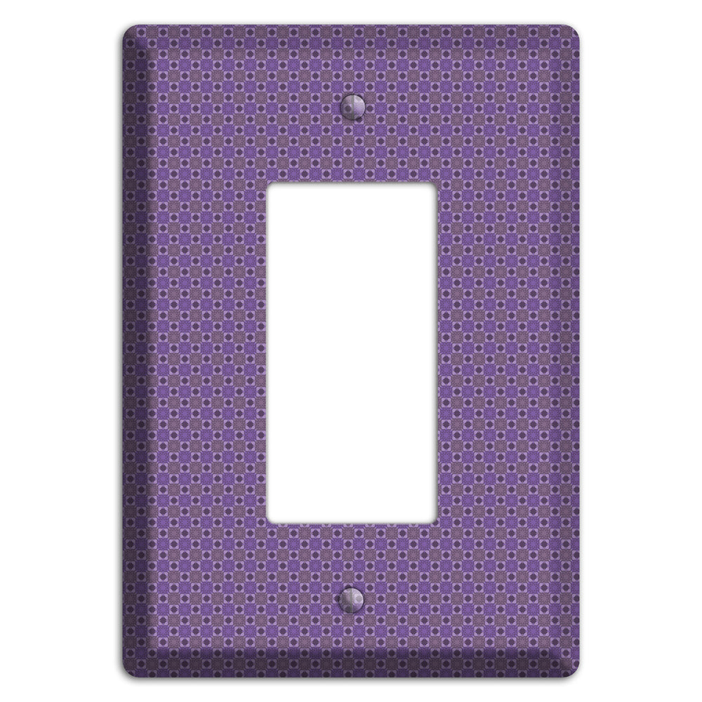 Multi Purple Tiled Rocker Wallplate