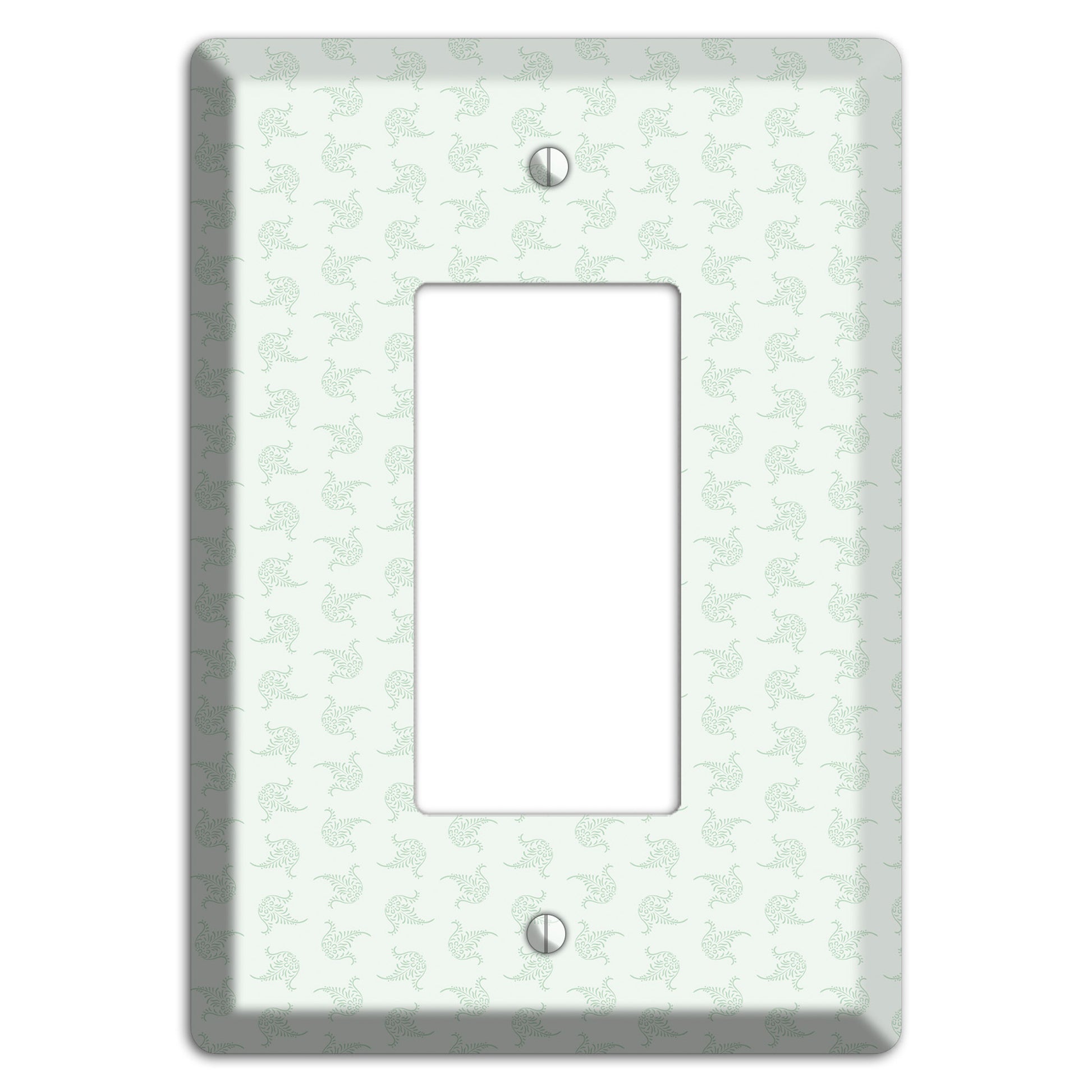 Mint Tiny Trefoil Cartouche Rocker Wallplate