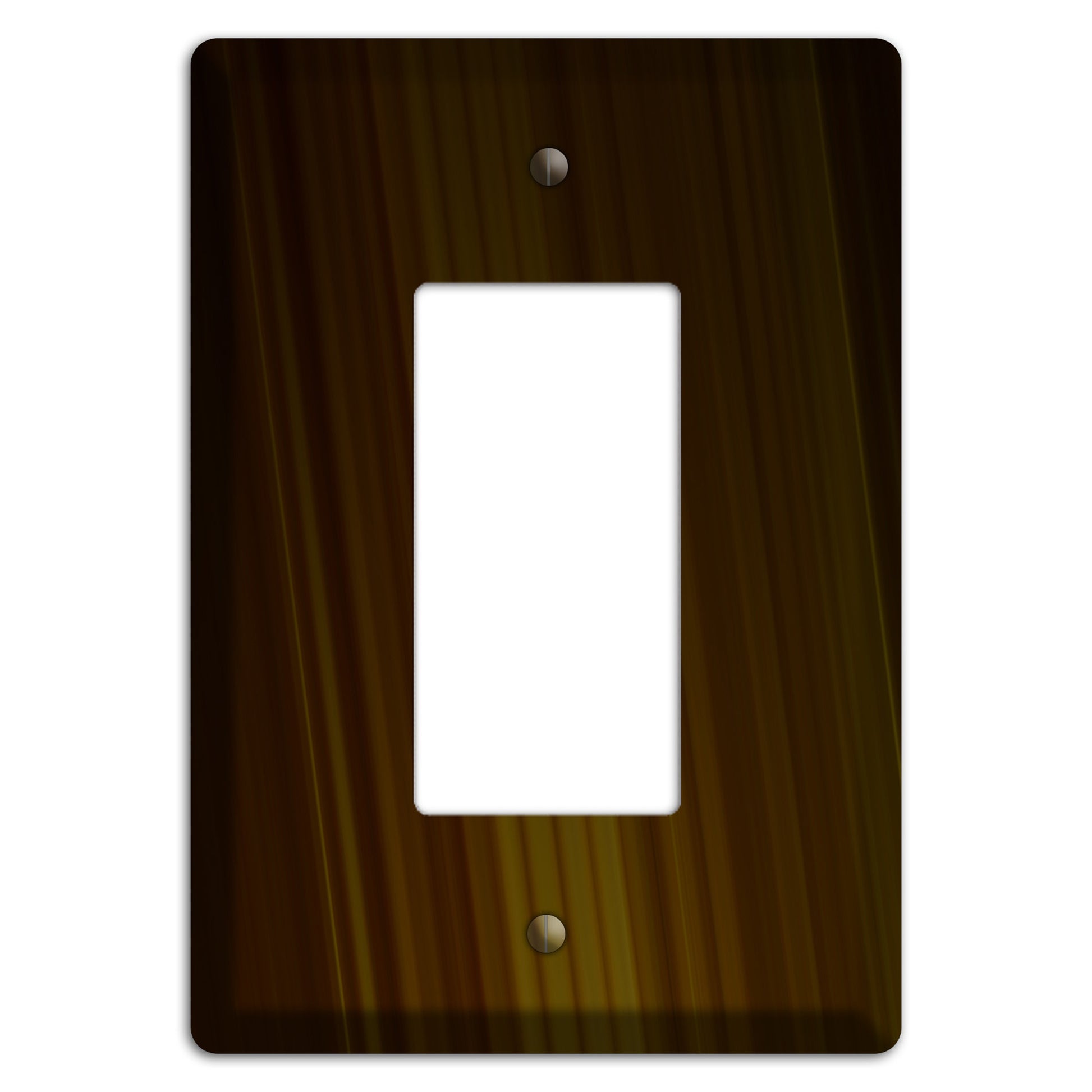 Brown Ray of Light Rocker Wallplate