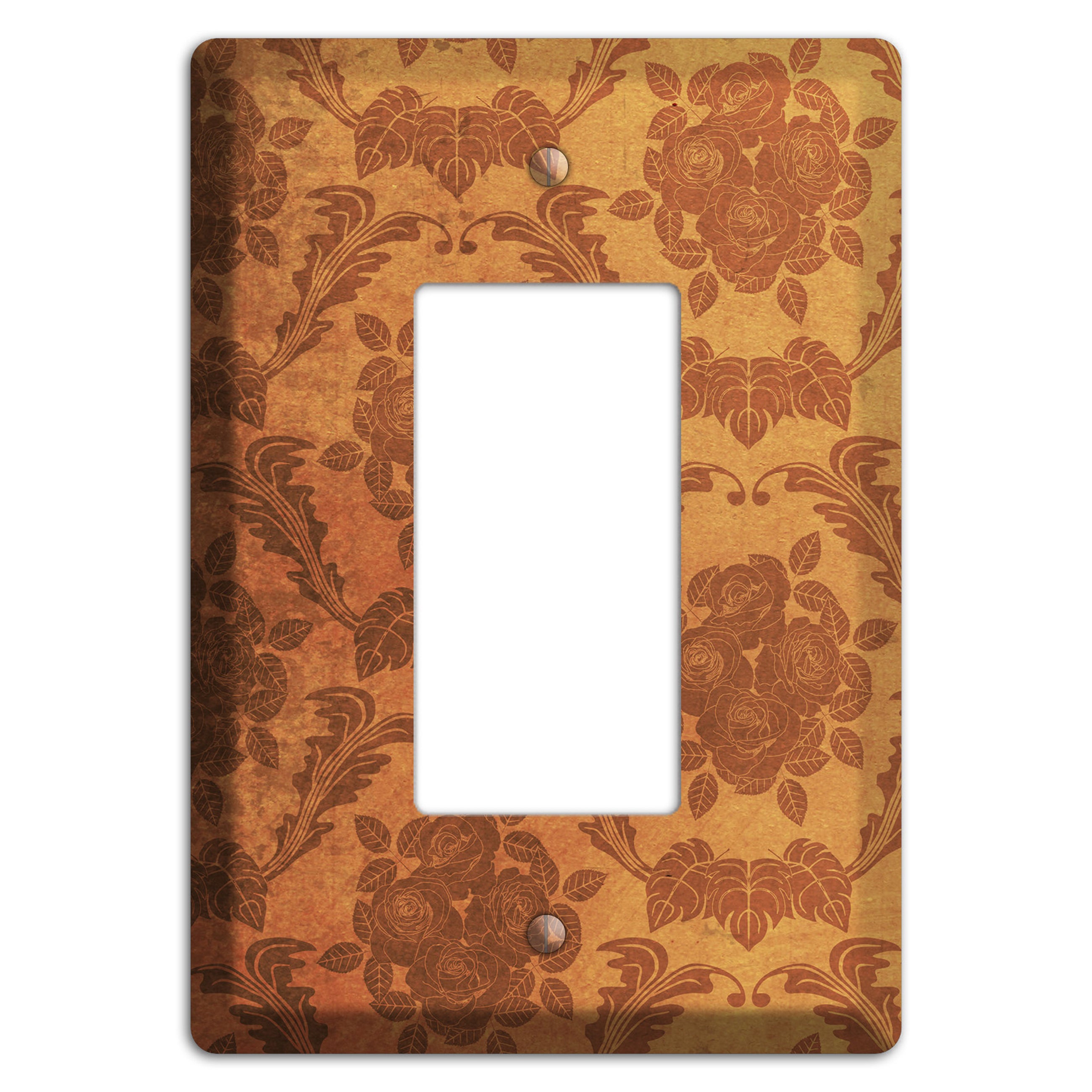 Cape Pallisar Vintage Rose Damask Rocker Wallplate