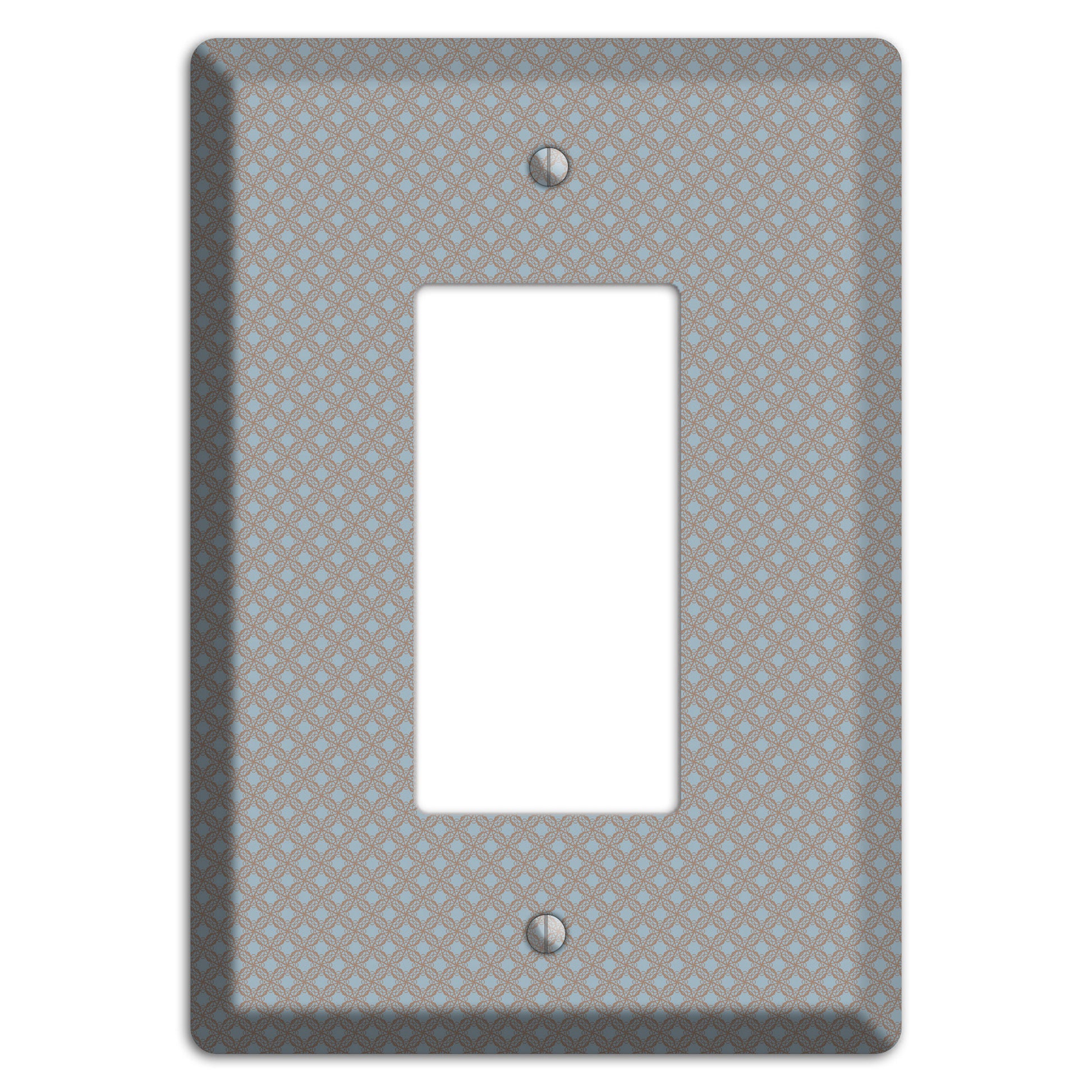 Multi Grey Lattice Rocker Wallplate