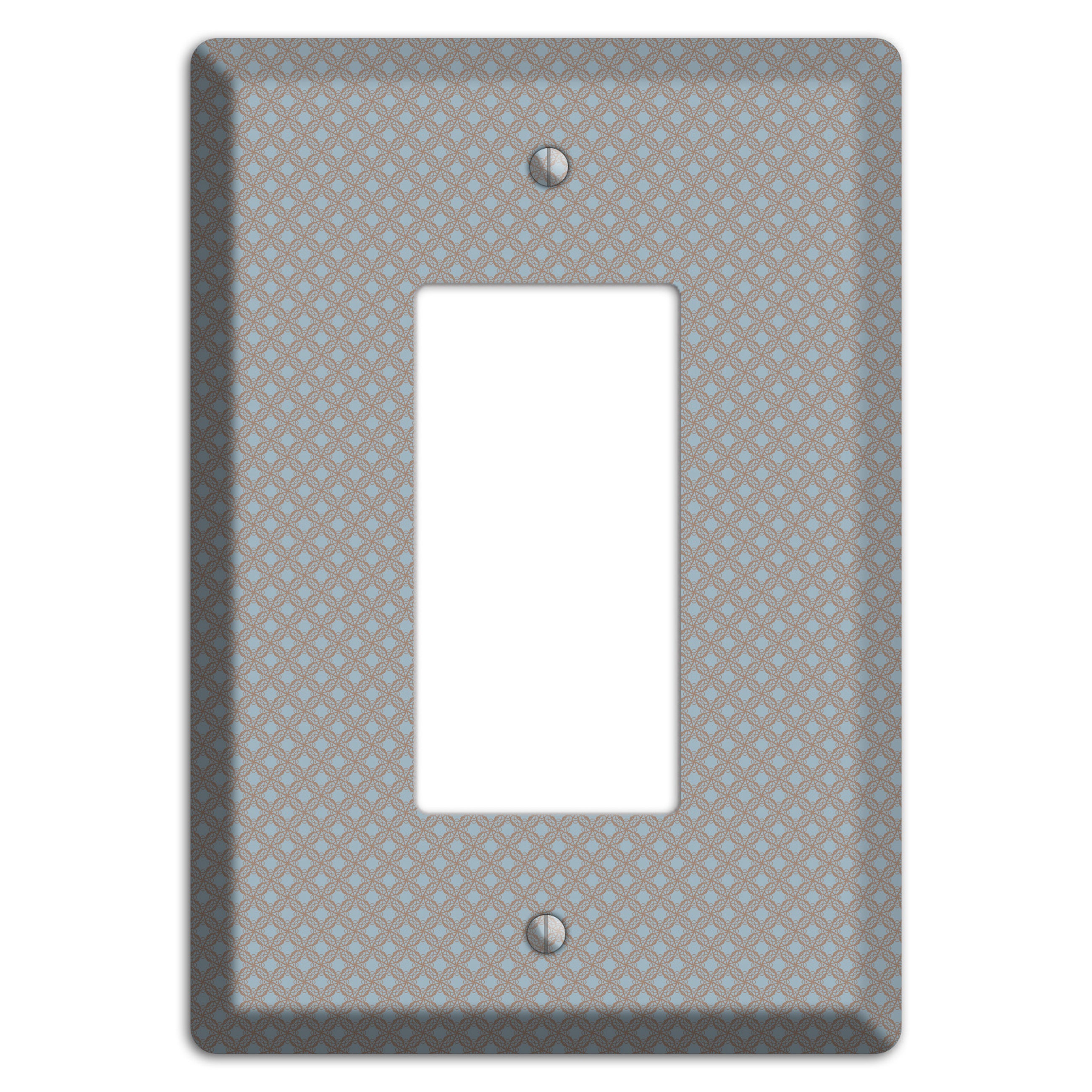 Multi Grey Lattice Rocker Wallplate