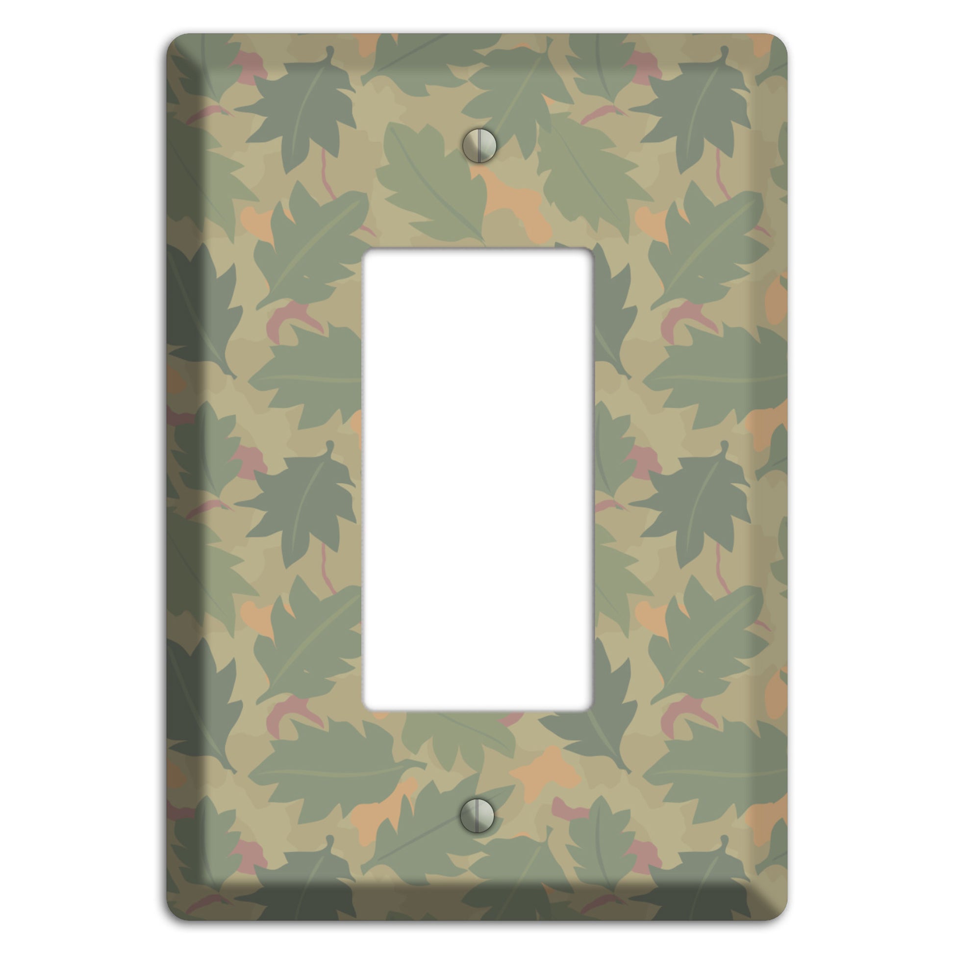 Wine Leaf Camo Rocker Wallplate