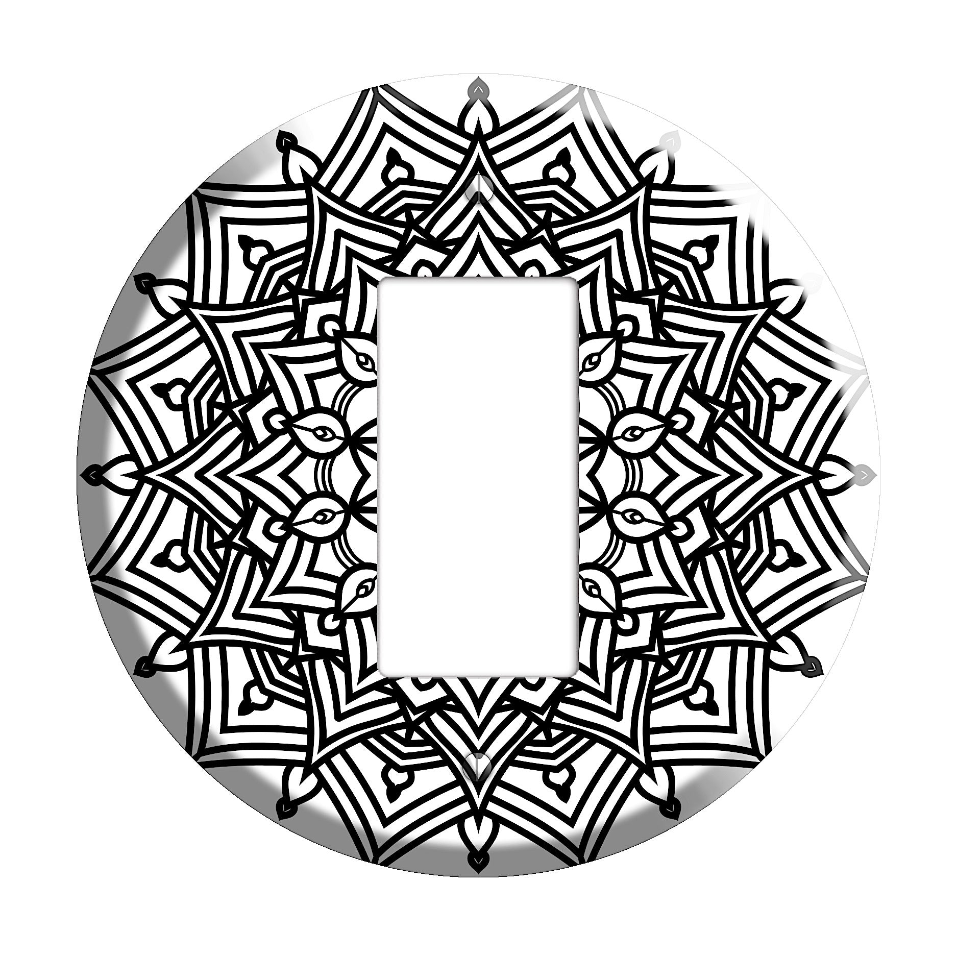 Mandala A Rocker Wallplate