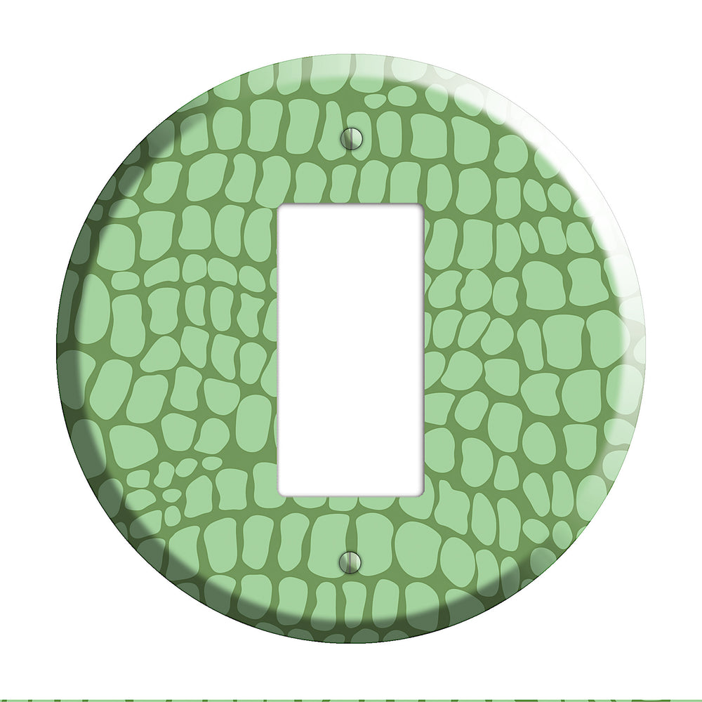 Green Snakeskin Rocker Wallplate