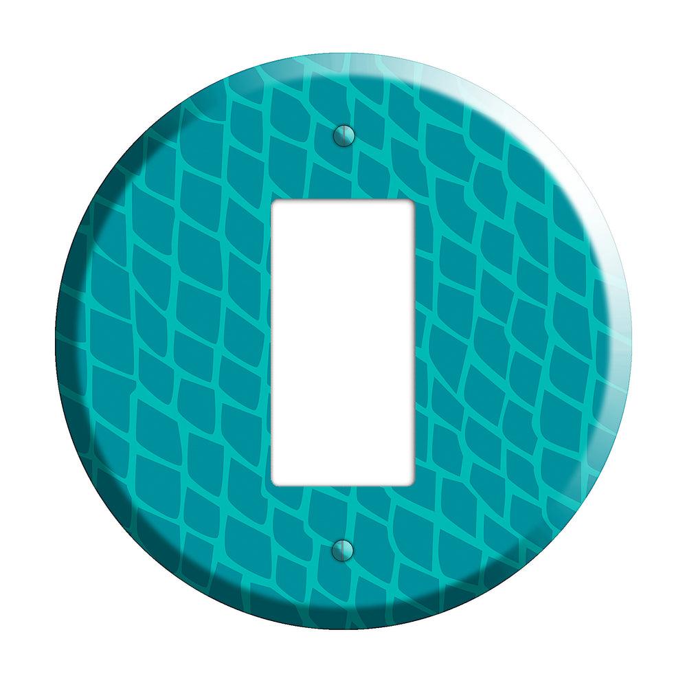 Blue Fish Rocker Wallplate
