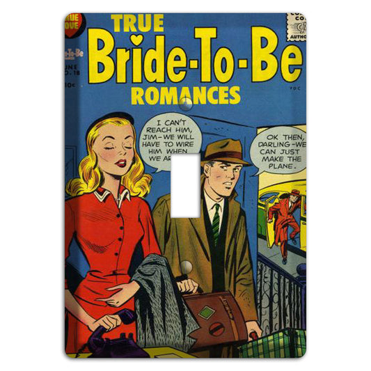 Bride-to-be Vintage Comics Cover Plates