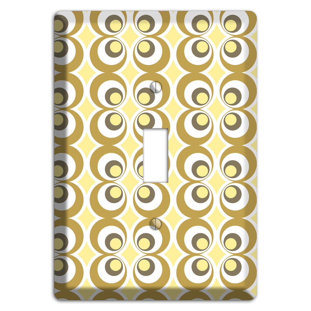Multi Olive Offset Bullseye Cover Plates