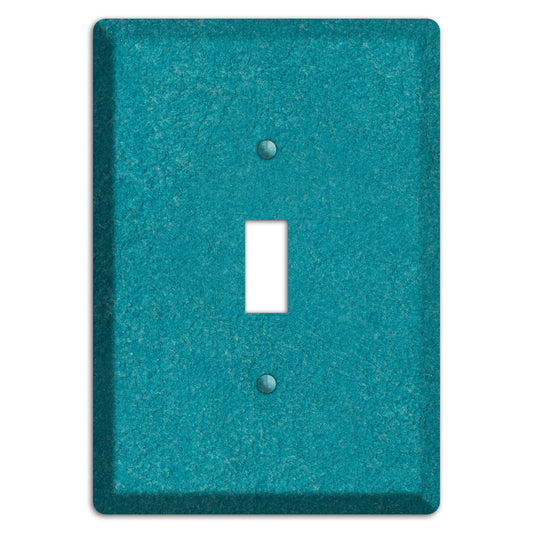 Stucco Teal Cover Plates