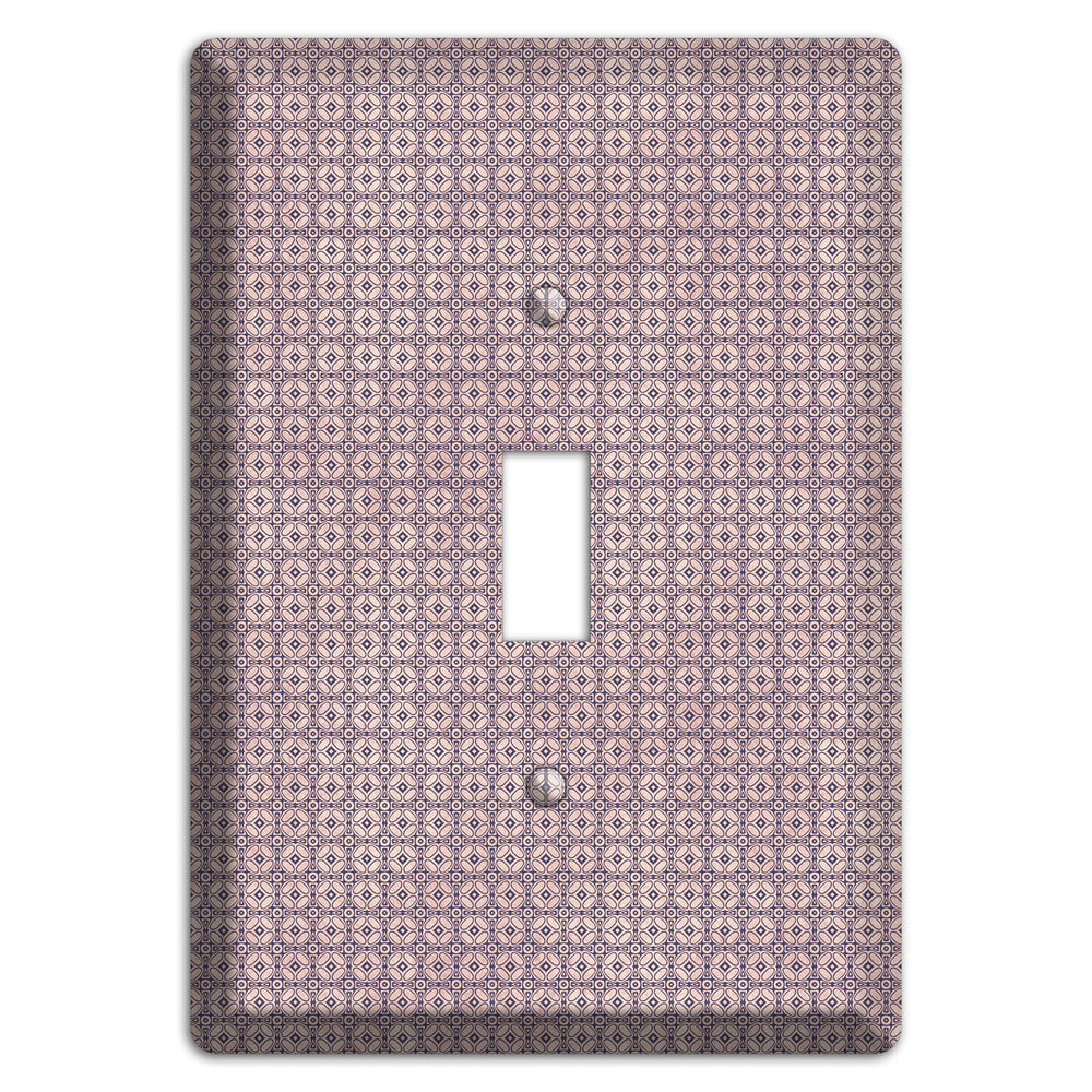 Multi Dusty Mauve Arabesque Cover Plates