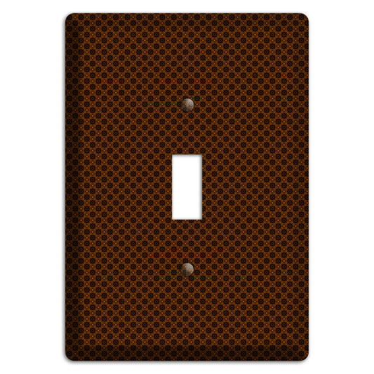 Brown Geometric Cover Plates