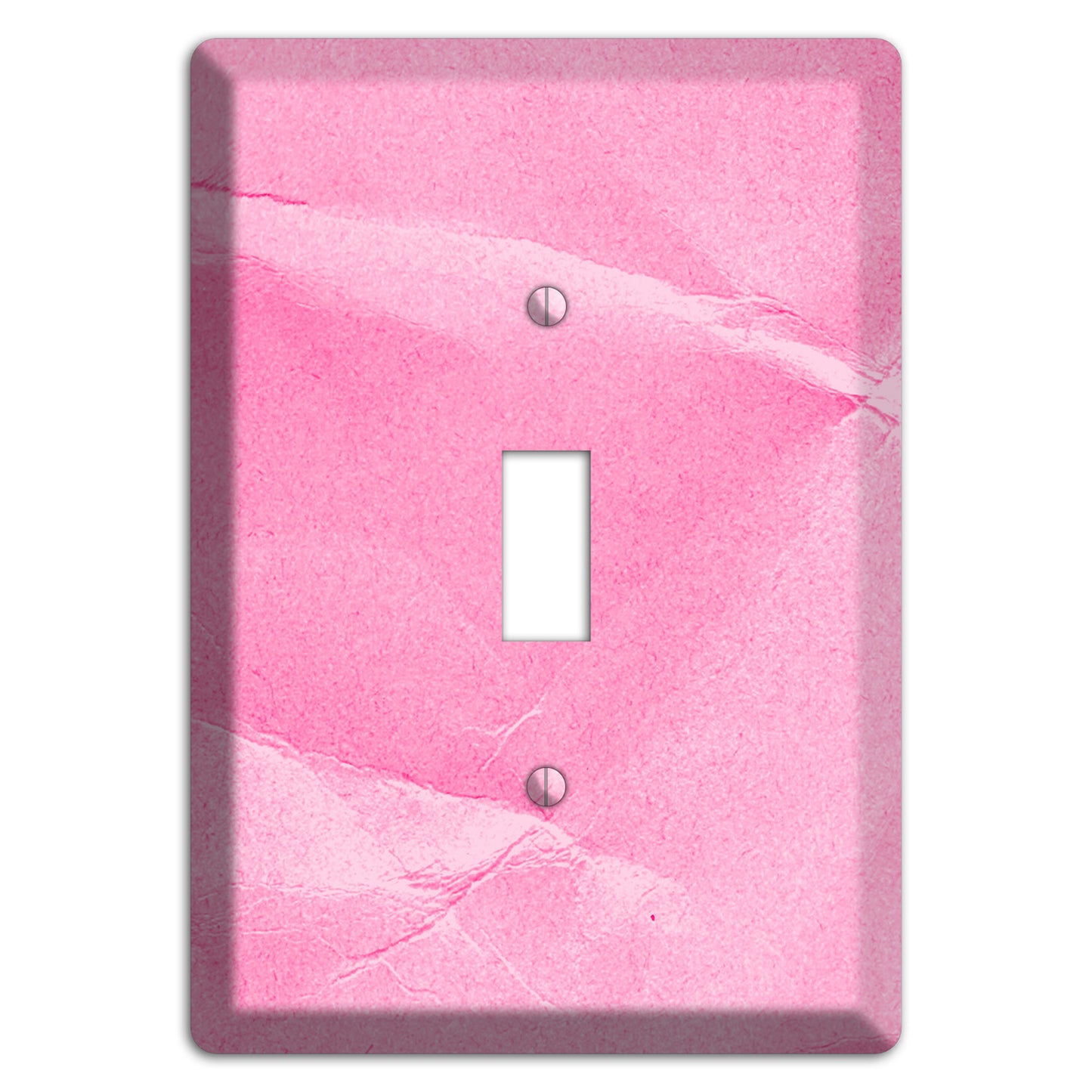Carnation Pink Texture Cover Plates