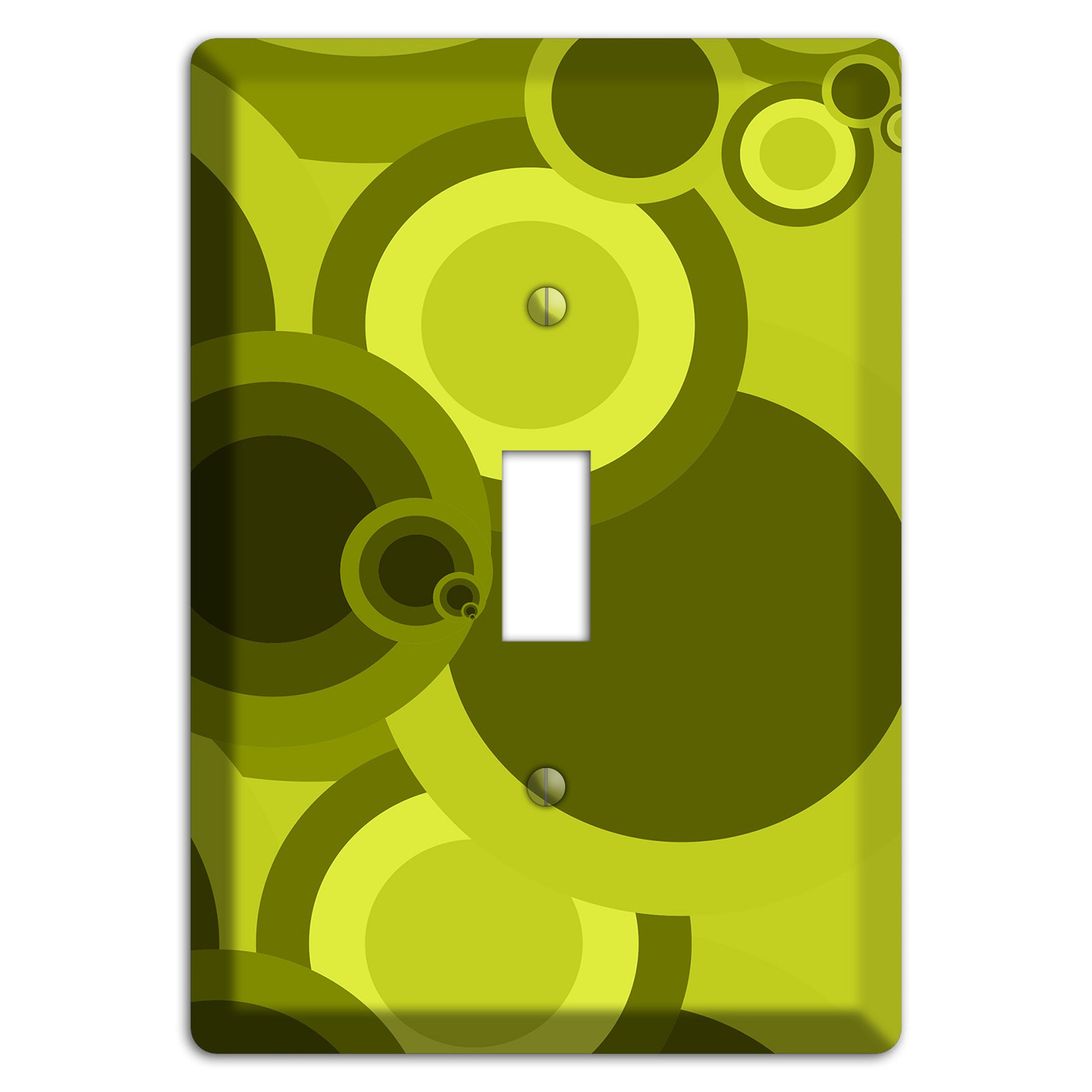 Green Circles Cover Plates