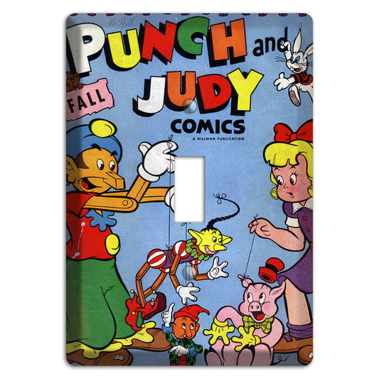 Punch and Judy Vintage Comics Cover Plates