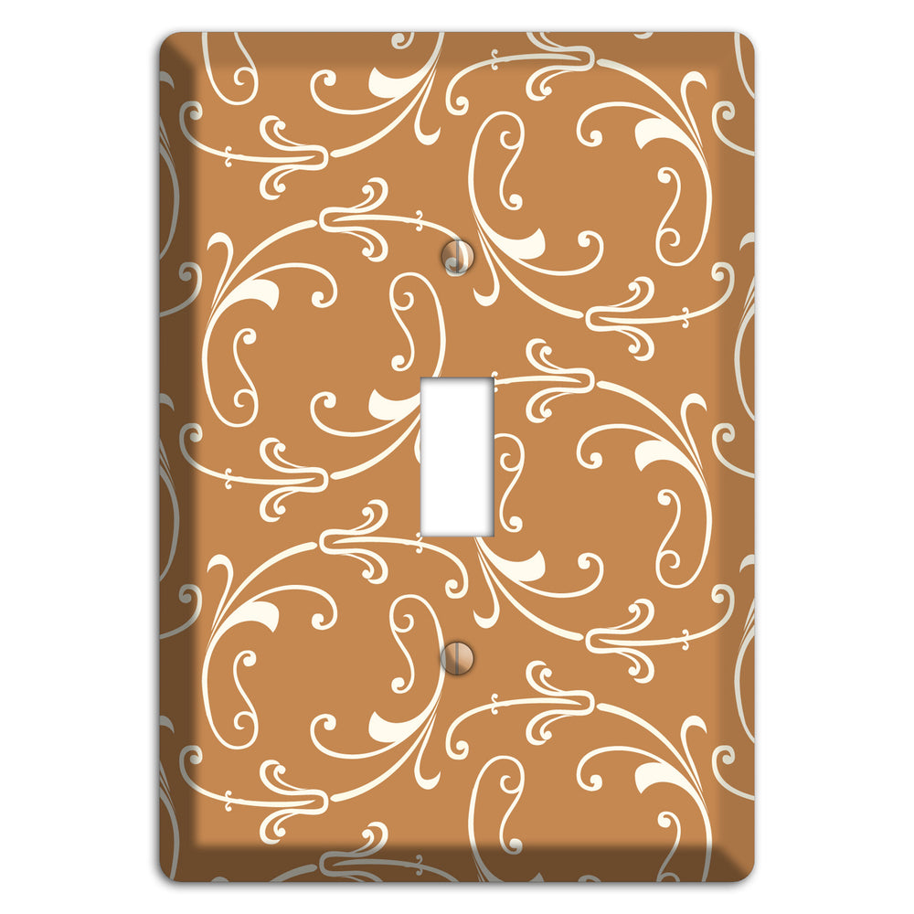 Gold Victorian Sprig Cover Plates