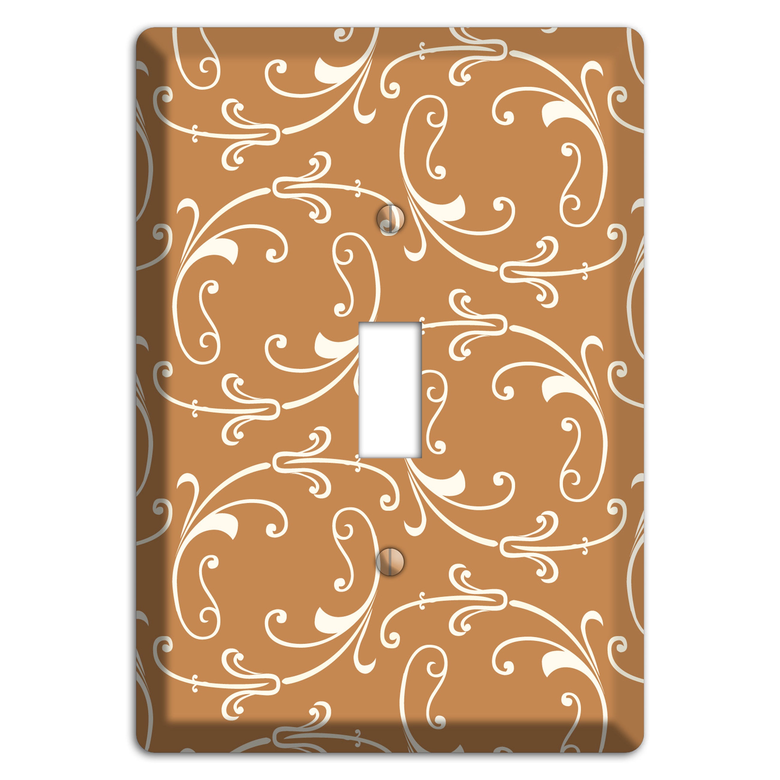 Gold Victorian Sprig Cover Plates