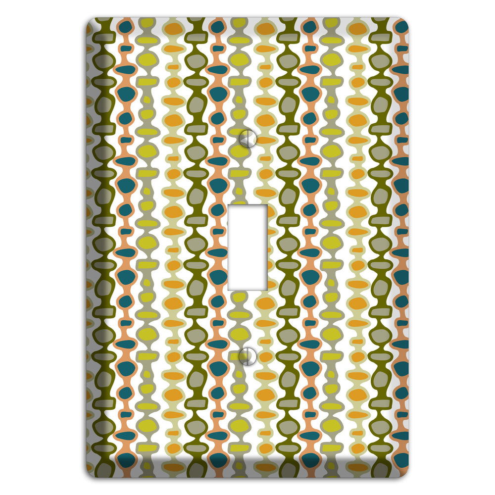 Multi Olive and Mustard Bead and Reel Cover Plates
