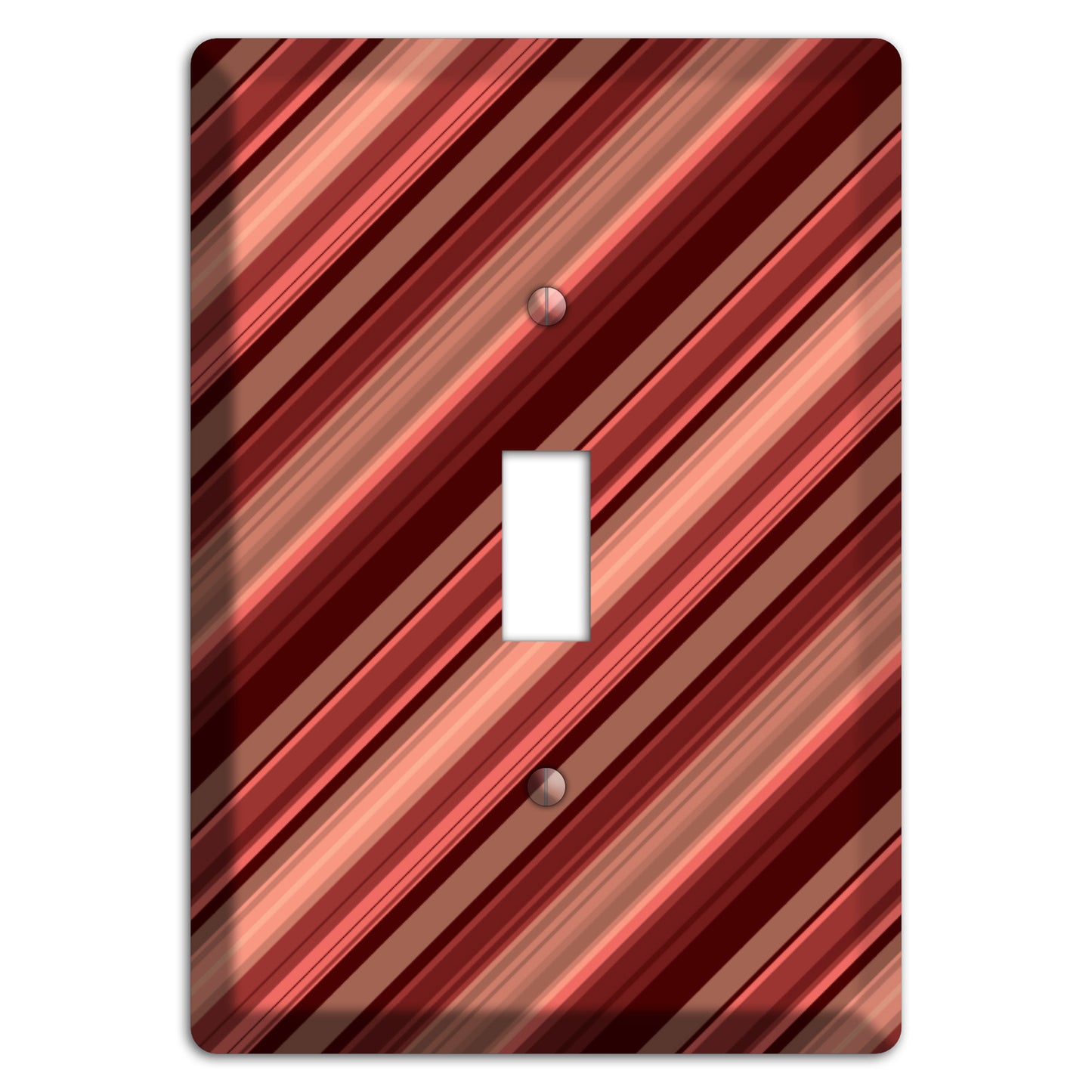 Red Stripes Cover Plates