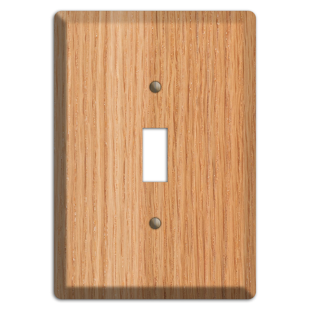 Unfinished Red Oak Wood Cover Plates