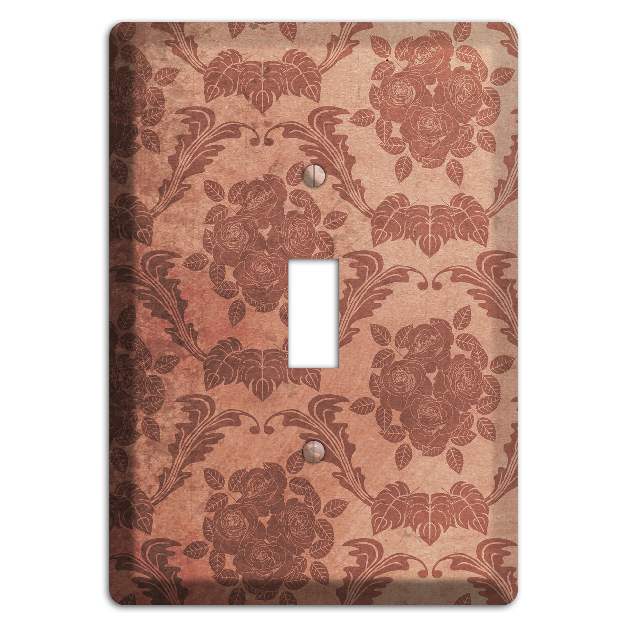 Old Rose Vintage Rose Damask Cover Plates