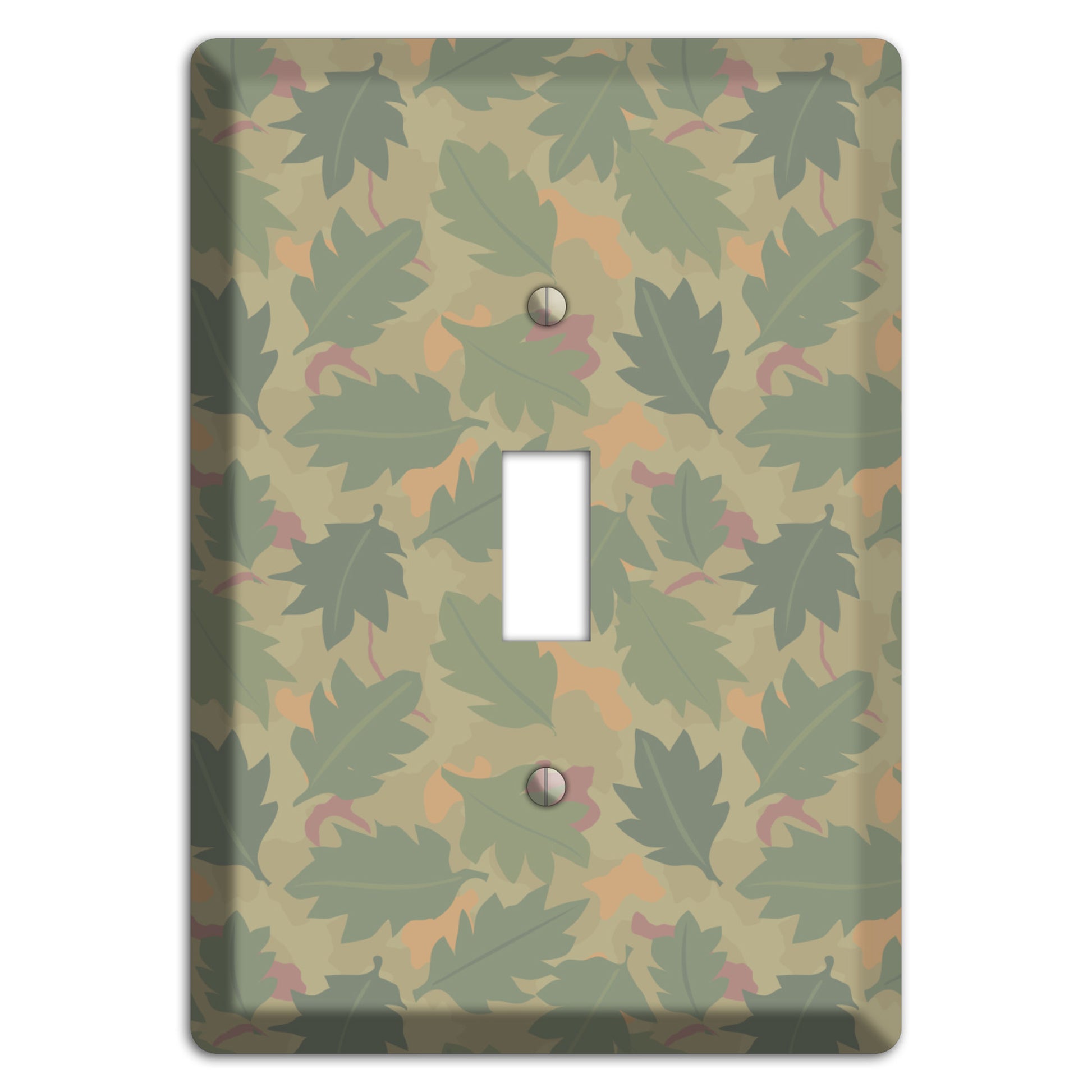 Wine Leaf Camo Cover Plates