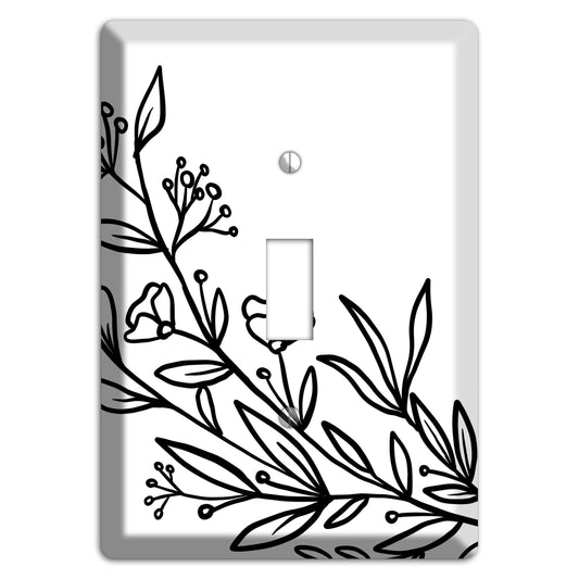 Hand-Drawn Floral 24 Cover Plates