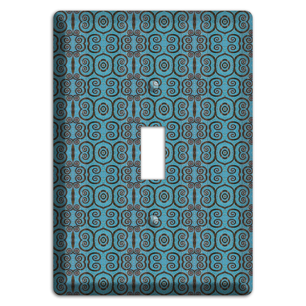 Blue Tapestry Cover Plates
