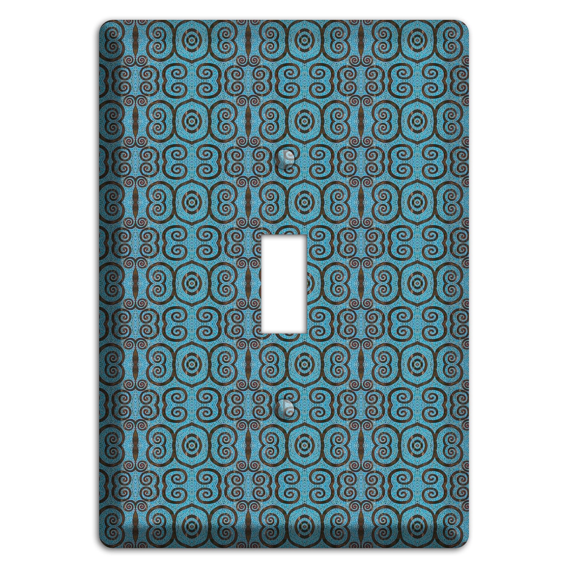 Blue Tapestry Cover Plates