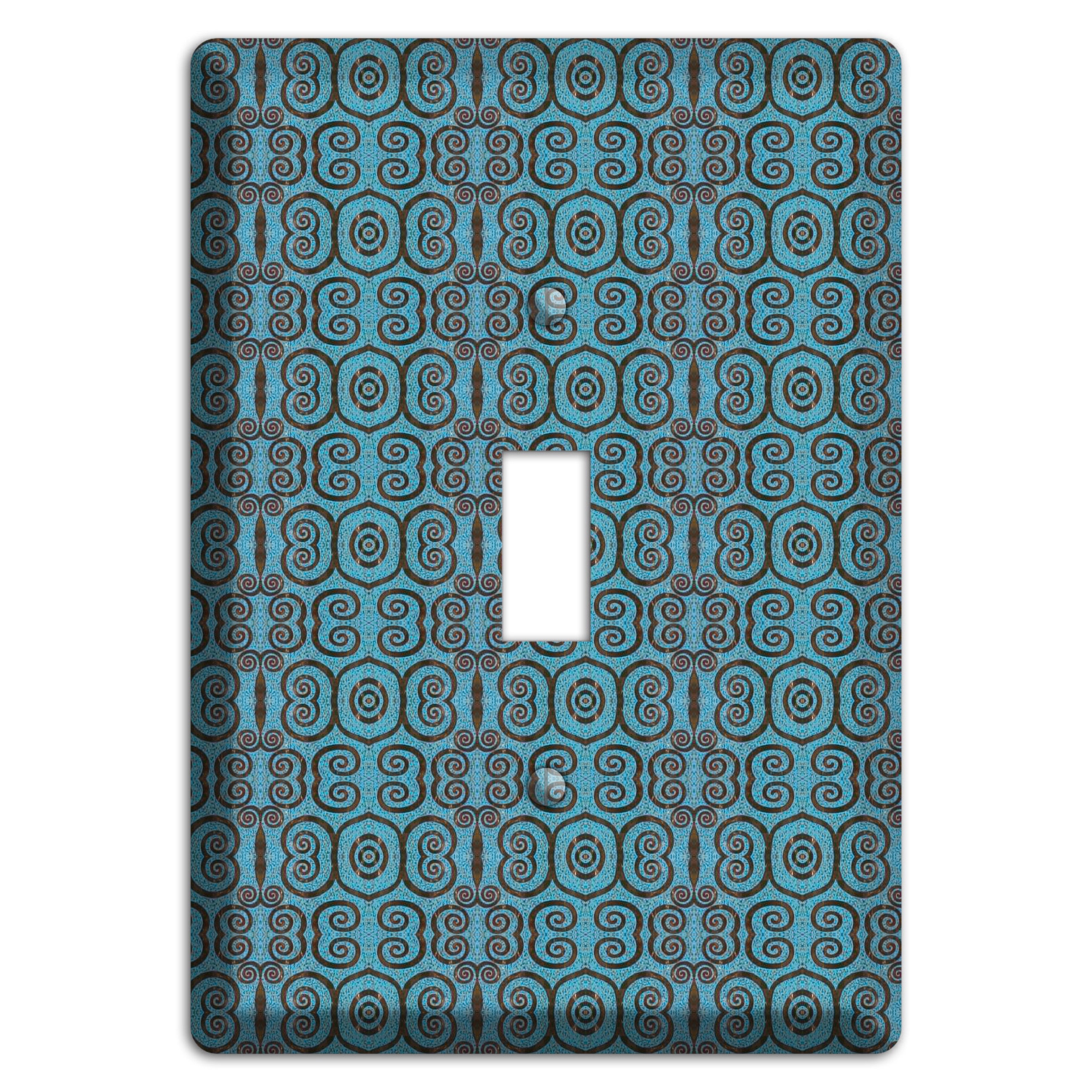 Blue Tapestry Cover Plates