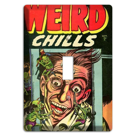 Weird Chills Vintage Comics Cover Plates