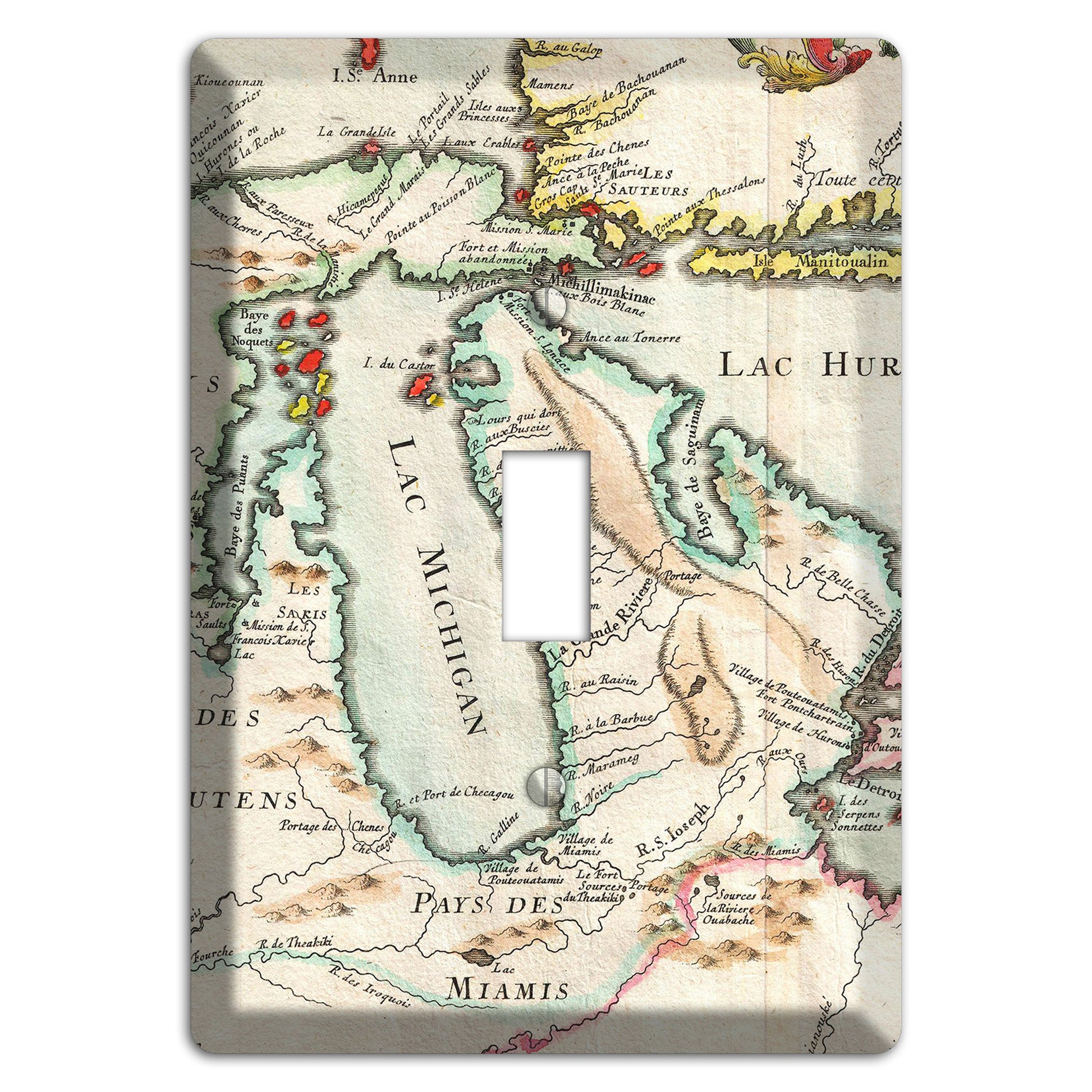 Lake Michigan Cover Plates